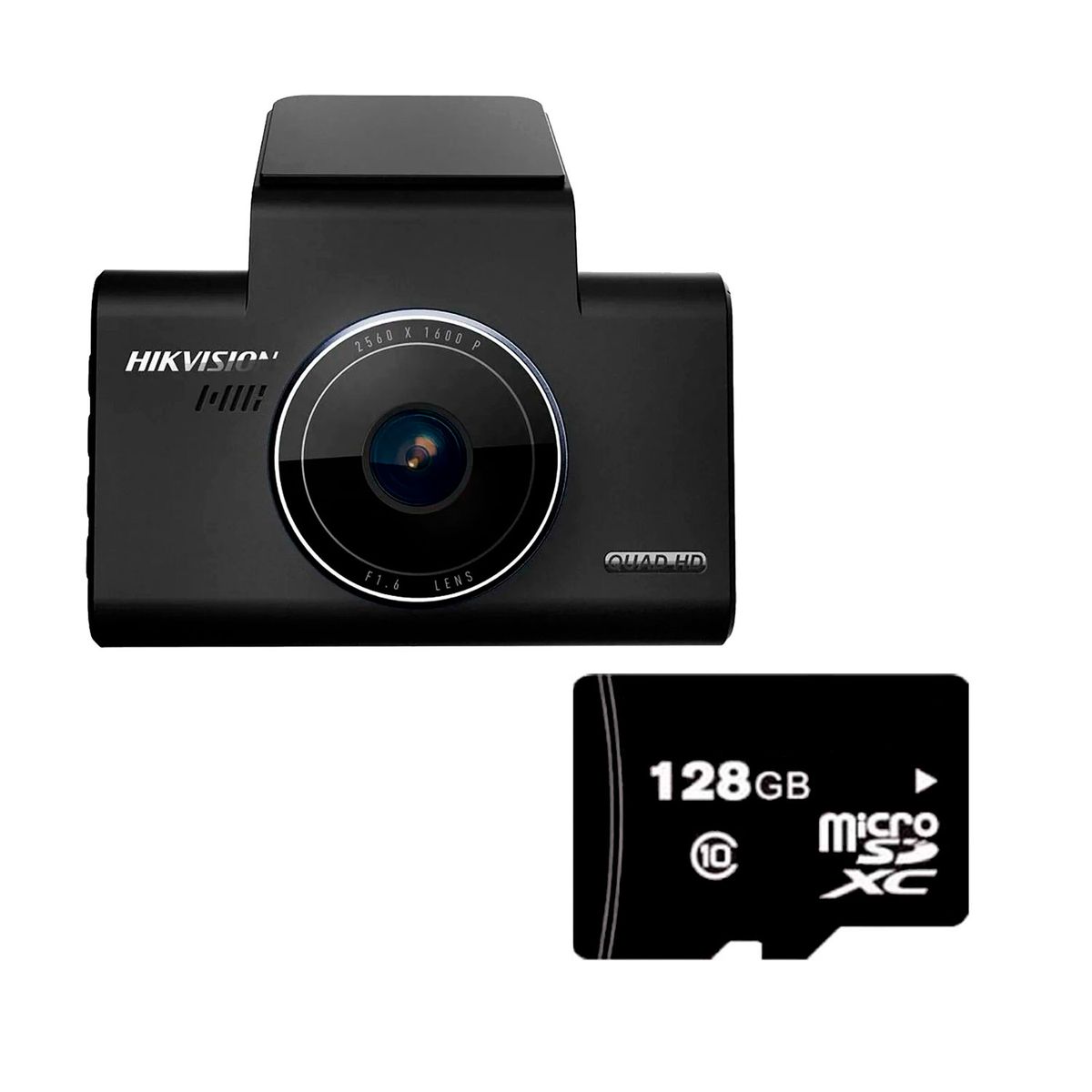 HIKVISION - Cámara para Autos Hikvision DashCam C6 Wi-Fi 1600P MicroSD 128GB