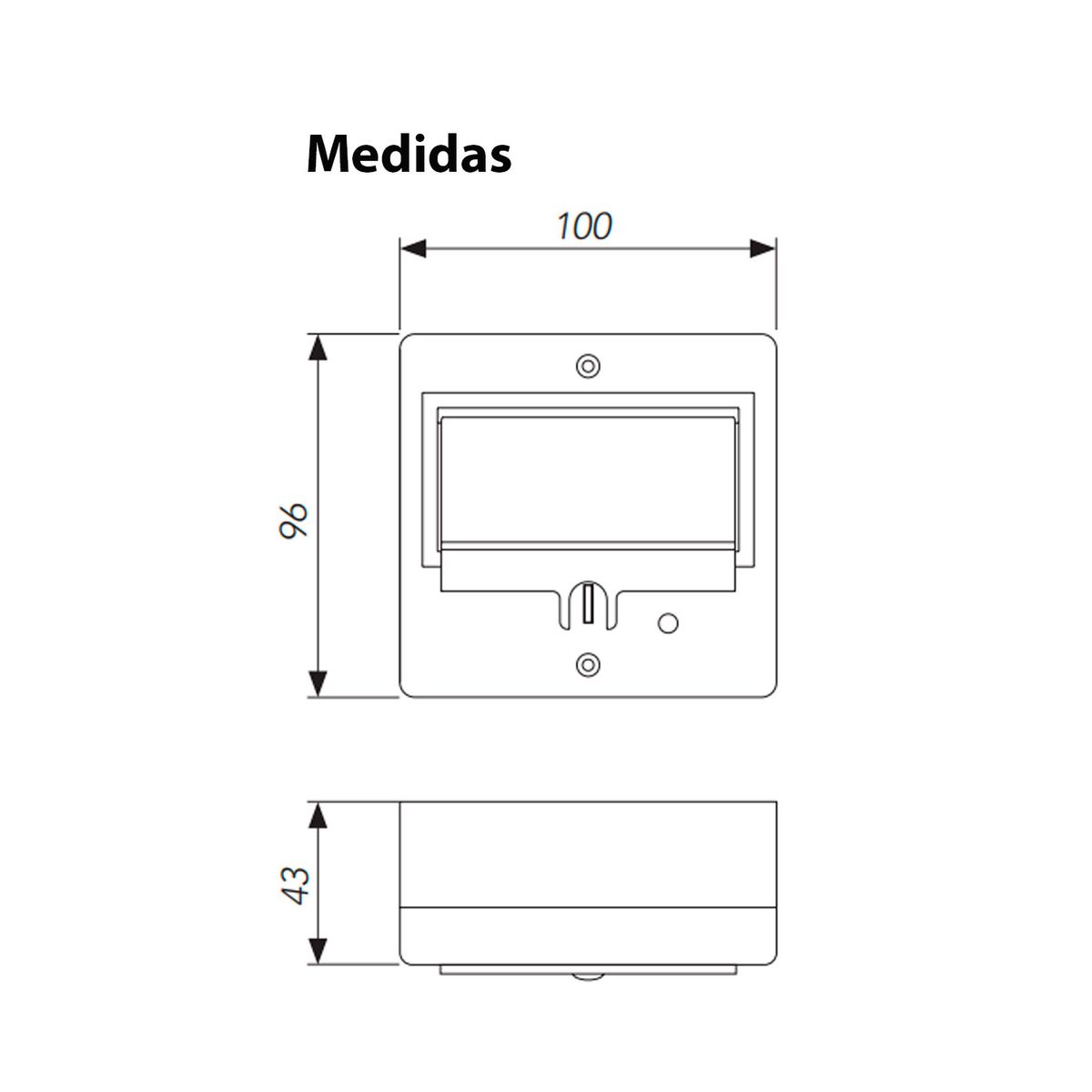 GENERICO - Pulsador de Alarma de Incendios Cofem Pucay Rearmable Manual