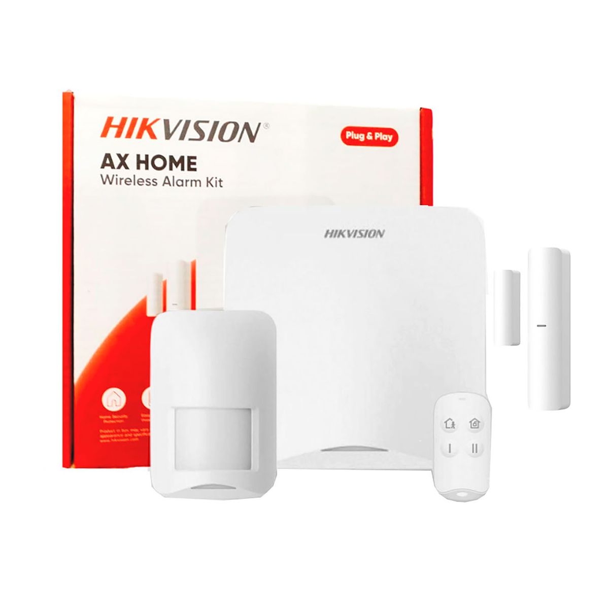 HIKVISION - AX Home Hikvision Kit Alarma HK-DS-PA201P-KIT-16WB WiFi 16 Zonas