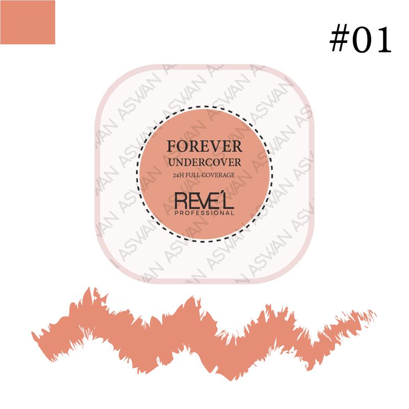 REVE'L PROFESSIONAL - POLVO COMPACTO FOREVER UNDERCOVER FULL 24H 01 - REVEL