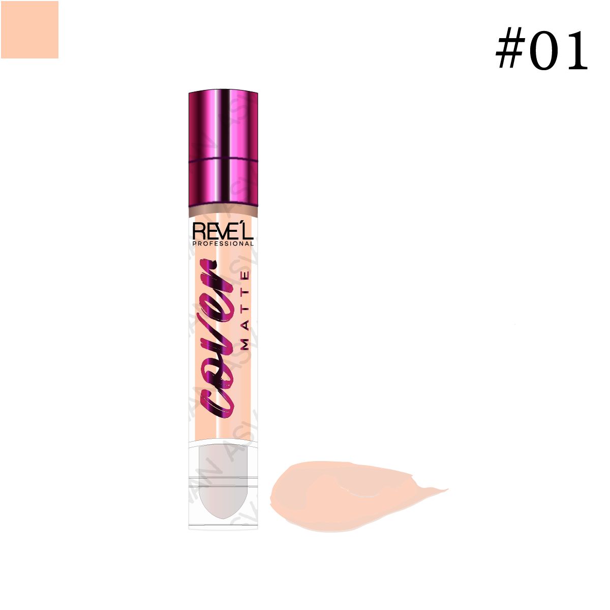 REVE'L PROFESSIONAL - CORRECTOR CONCEALER COVER MATTE 01 - REVEL