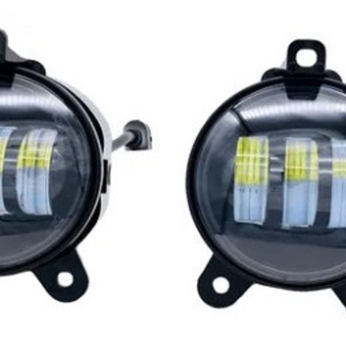 GENERICO - Faro Neblinero LED 3.5 Pulg Luz Blanca Con Base 2 Piezas