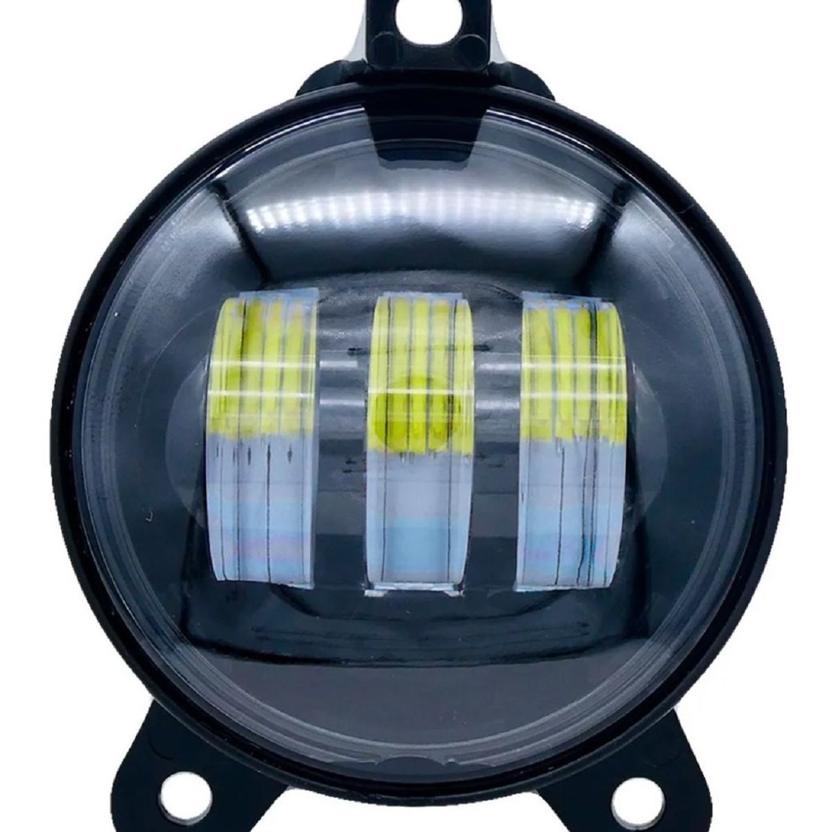GENERICO - Faro Neblinero LED 3.5 Pulg Luz Blanca Con Base 2 Piezas