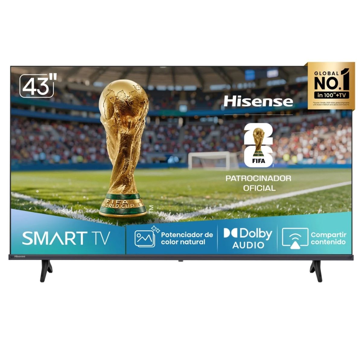 HISENSE - Televisor Hisense 43" FHD Smart TV 43A4NV VIDAA Modelo 2025