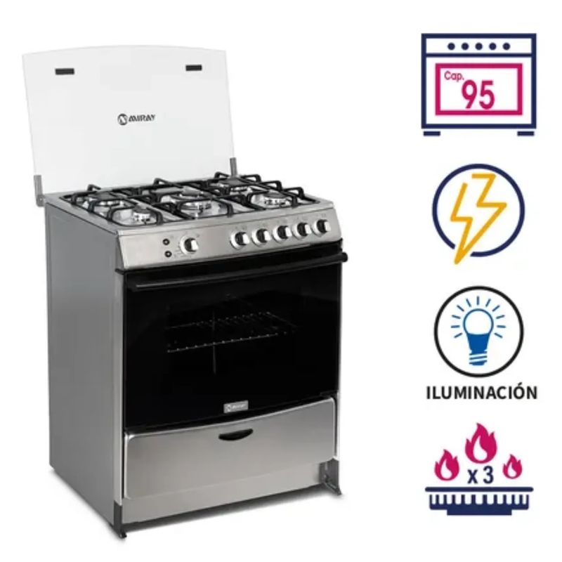 MIRAY - COCINA MIRAY MENTA PLUS DE 5 HORNILLAS