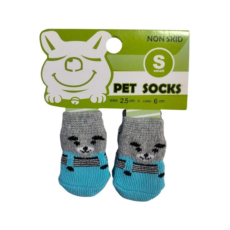 GENERICO - Pack x 1 Set de medias antideslizantes oso talla S