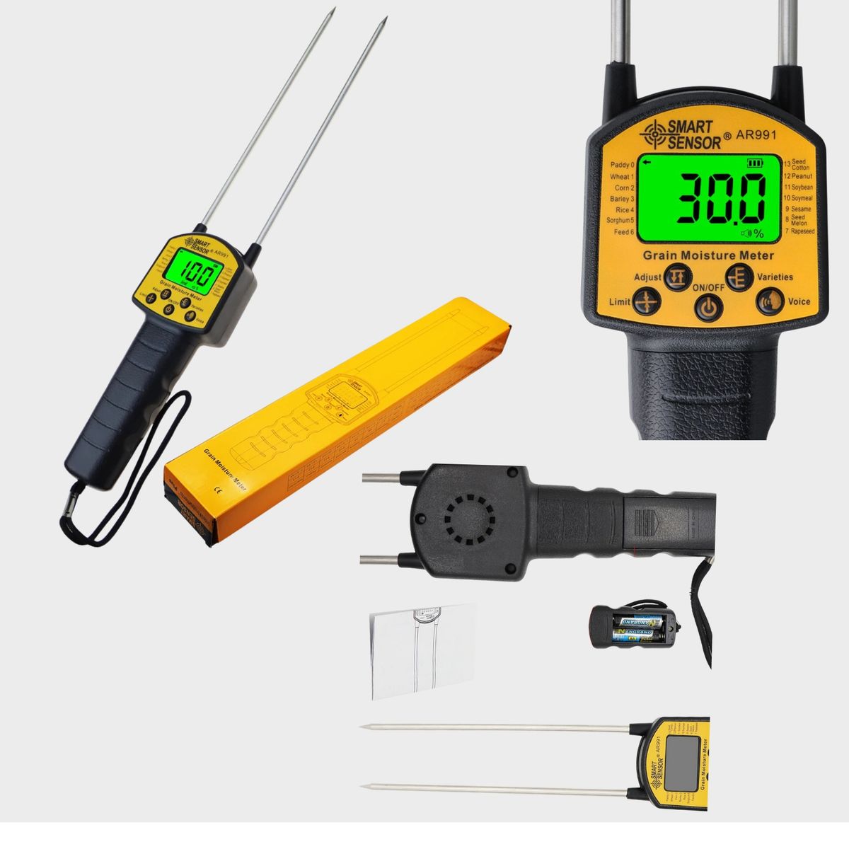 OEM - MEDIDOR DE HUMEDAD DEGRANO AR991