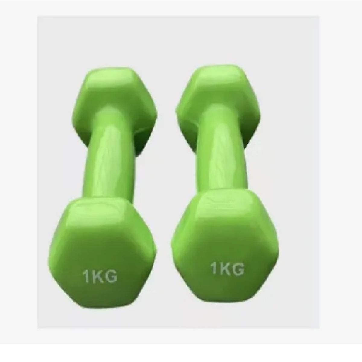 GENERICO - Mancuernas De Vinilo 1kg Pesas Importadas Forradas