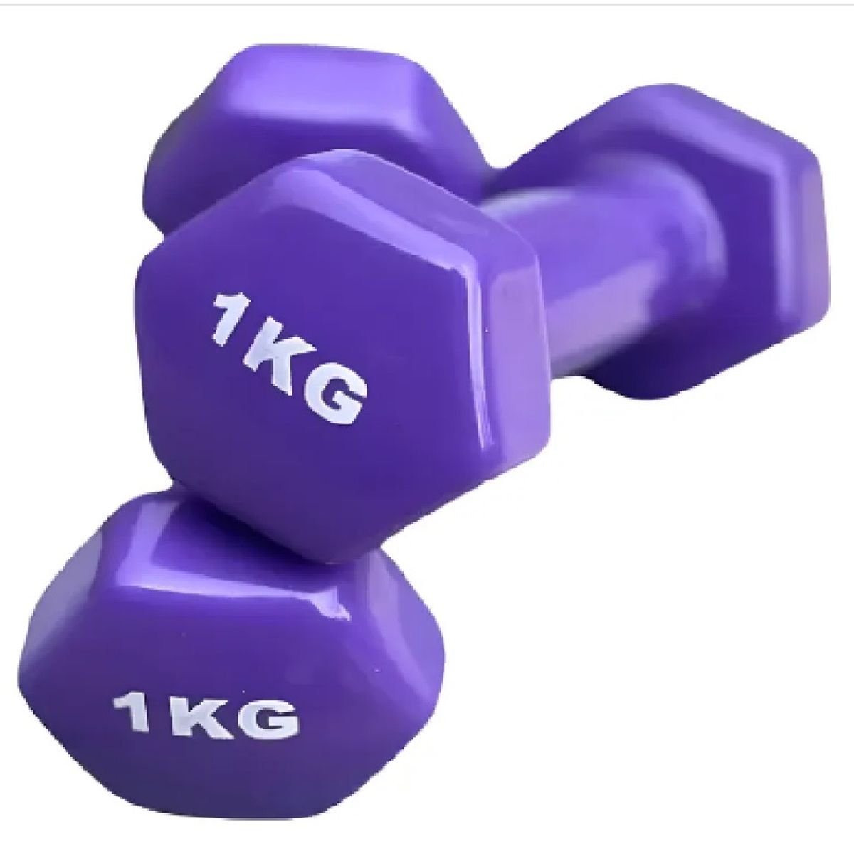 GENERICO - Mancuernas De Vinilo 1kg Pesas Importadas Forradas