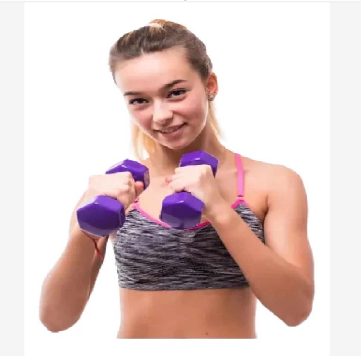 GENERICO - Mancuernas De Vinilo 1kg Pesas Importadas Forradas