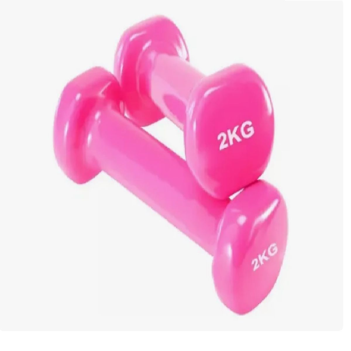 GENERICO - Par Pesas Mancuernas De Neoprene 2 Kilos - Fucsia