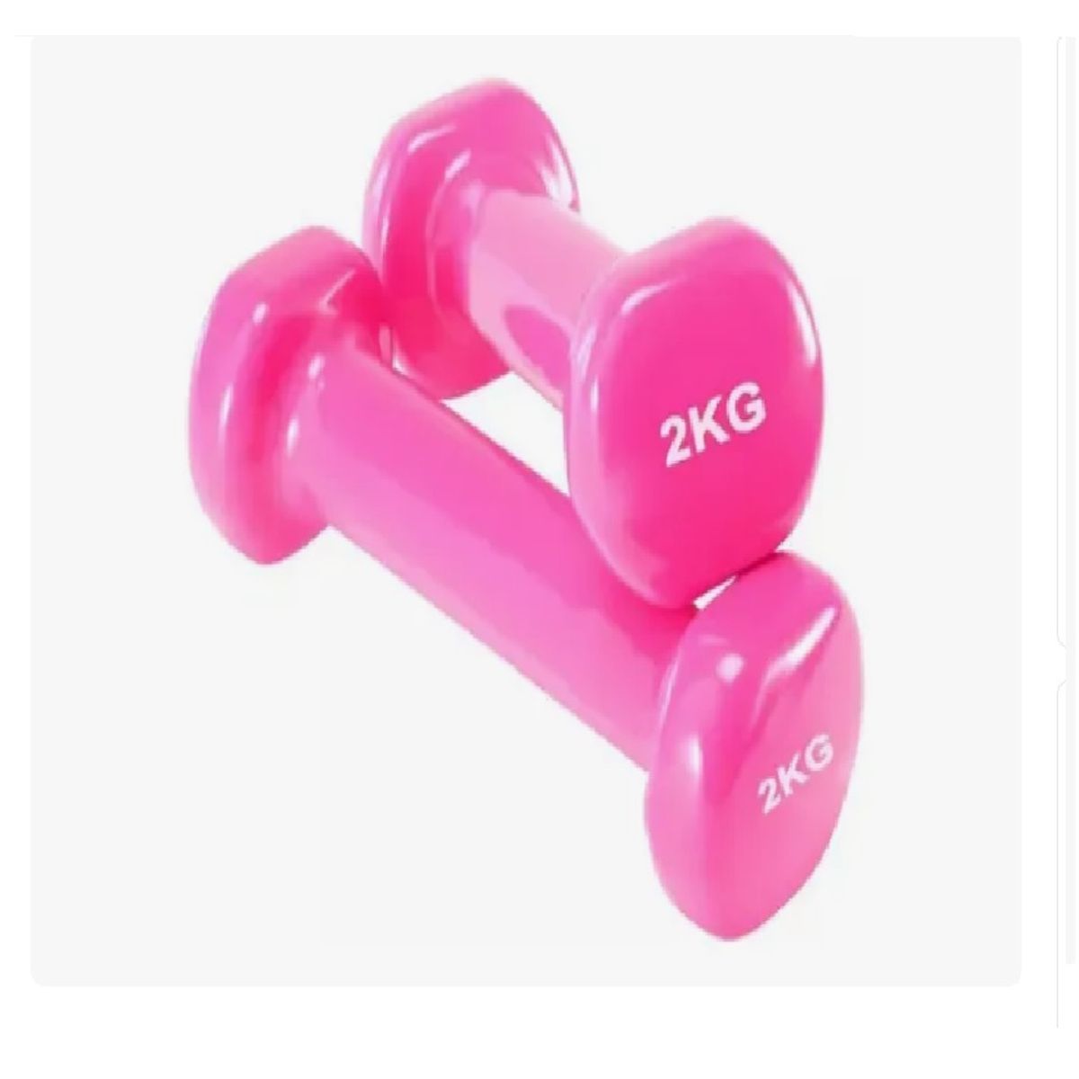 GENERICO - Par Pesas Mancuernas De Neoprene 2 Kilos - Fucsia