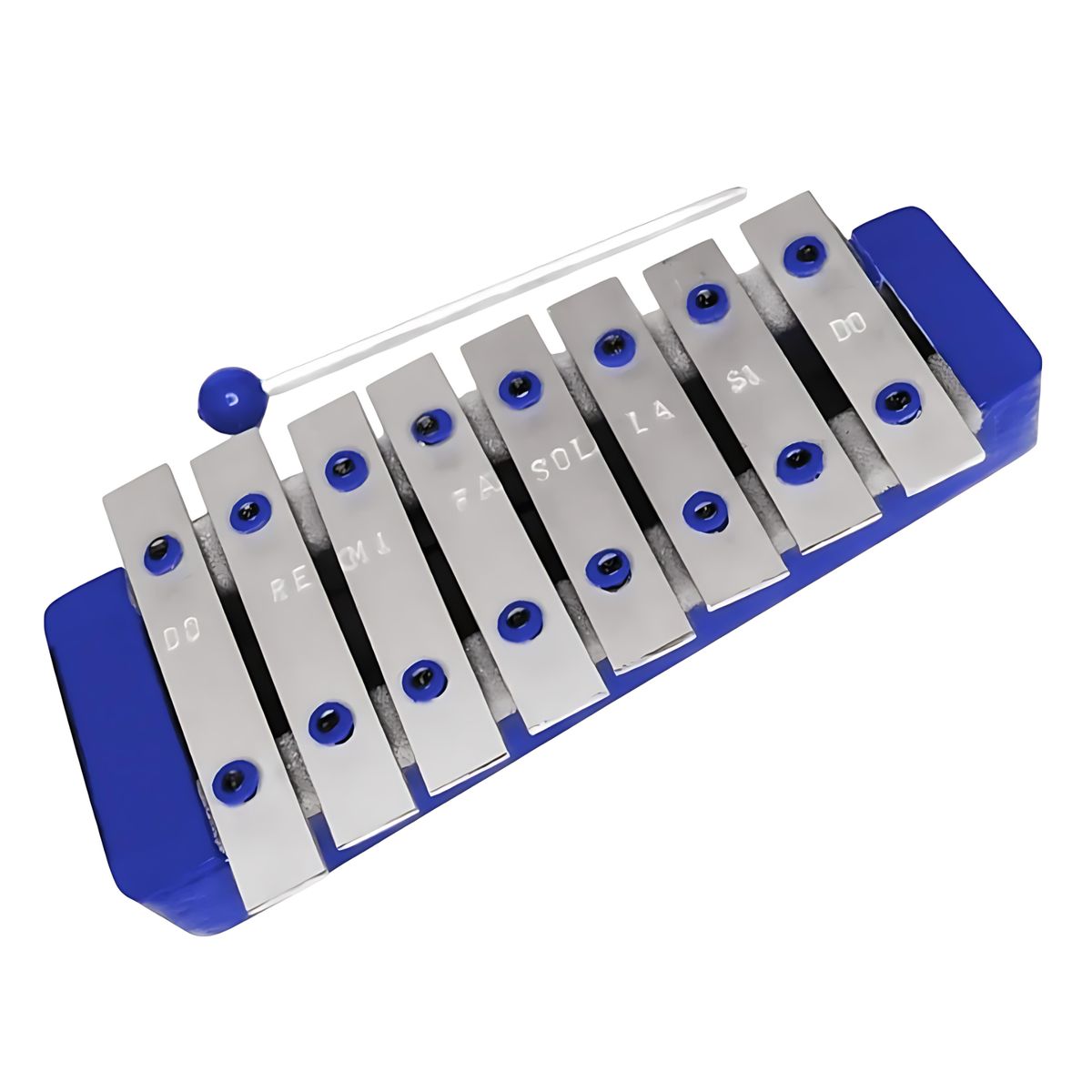 GENERICO - Xilófono de 8 Notas con Base de Madera - AZUL