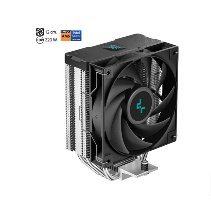 DEEPCOOL - Disipador Por Aire AG400 DIGITAL 12 cm. 220 W•ALTURA: 152.7mm DEEPCOOL