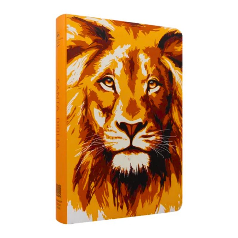 GENERICO - Biblia Reina Valera 1960 Letra Grande Tapa Semiflexifle León