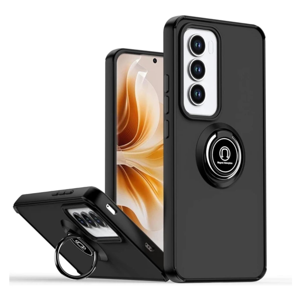 CASE - CASE AHUMADO PARA INFINIX HOT 50 PRO PLUS- NEGRO