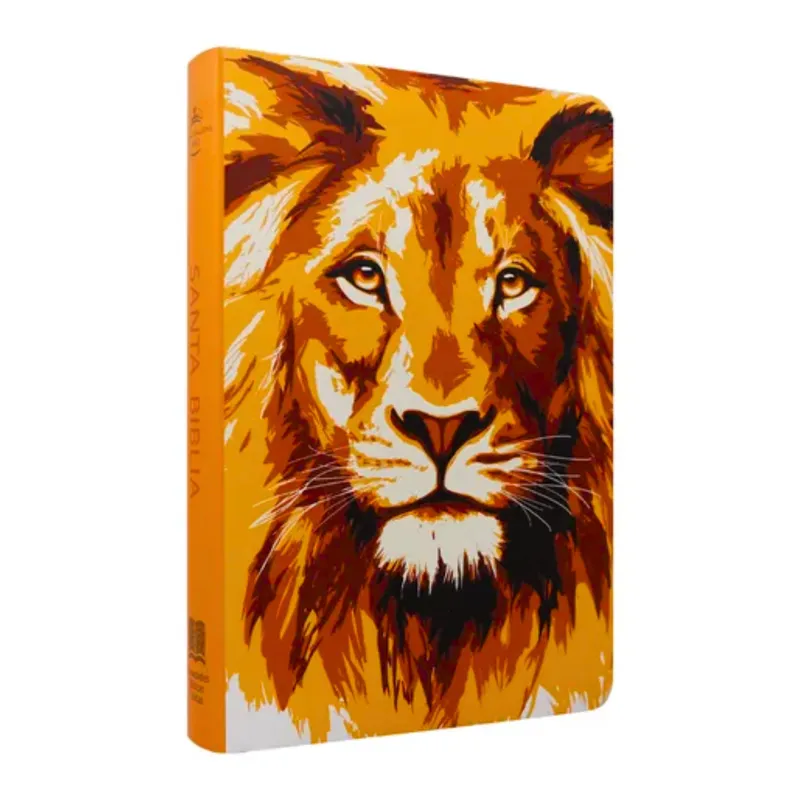 GENERICO - Biblia Reina Valera 1960 Letra Grande Tapa Semiflexifle León