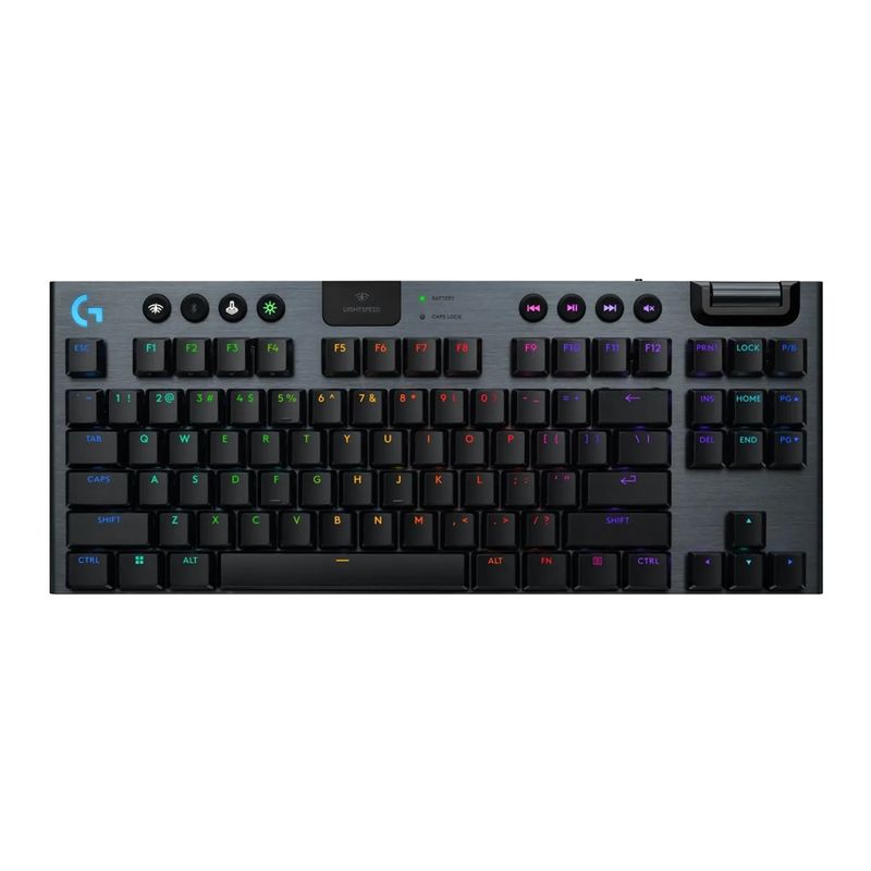 LOGITECH - Logitech G - Teclado G915 X TKL Wireless RGB Switch Tactile - Negro