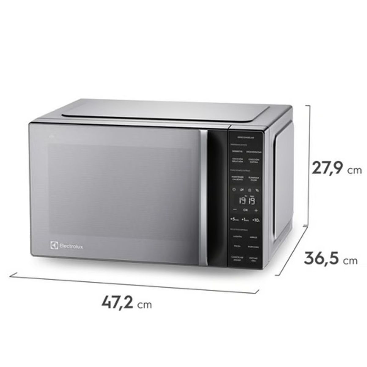 ELECTROLUX - Microondas 25lt Silver Emdy25s2mxm