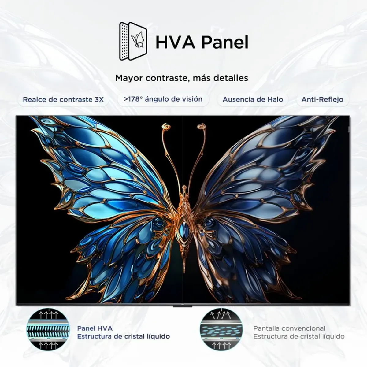 TCL - Televisor Smart TV 43 LED 4K UHD Negro TCL 43V6C