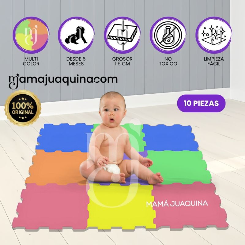 BABY - Piso Rompecabezas para Bebés «PLAYGROUND MAX» 1.6 Full Color