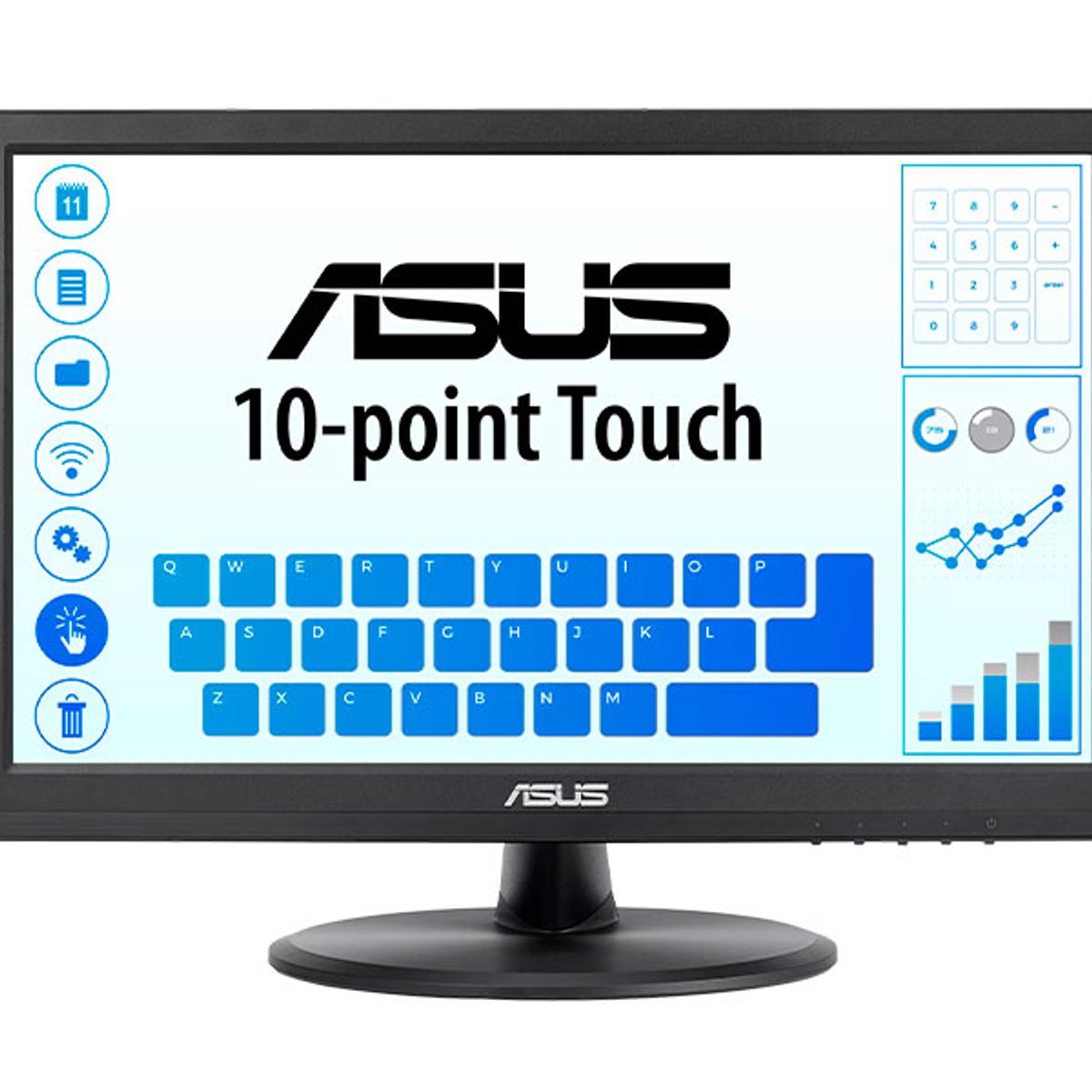 ASUS - MONITOR ASUS TOUCH VT168HR", 1366x768,  15.6"