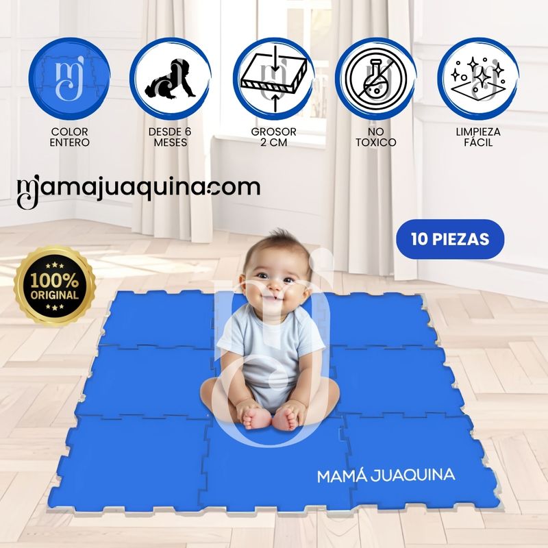 BABY - Piso Rompecabezas «COLOR FLOOR PLUS» 2.0 Blue