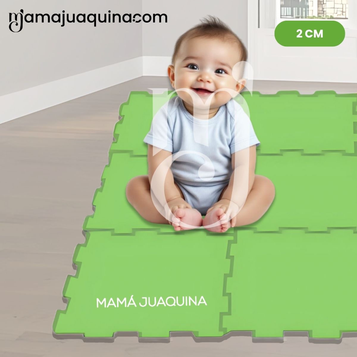 BABY - Piso Rompecabezas «COLOR FLOOR PLUS» 2.0 Green