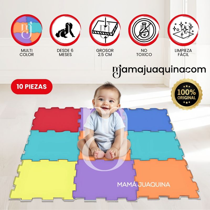 BABY - Piso Rompecabezas «COUSY FLOOR MAX» 2.5 Full Color