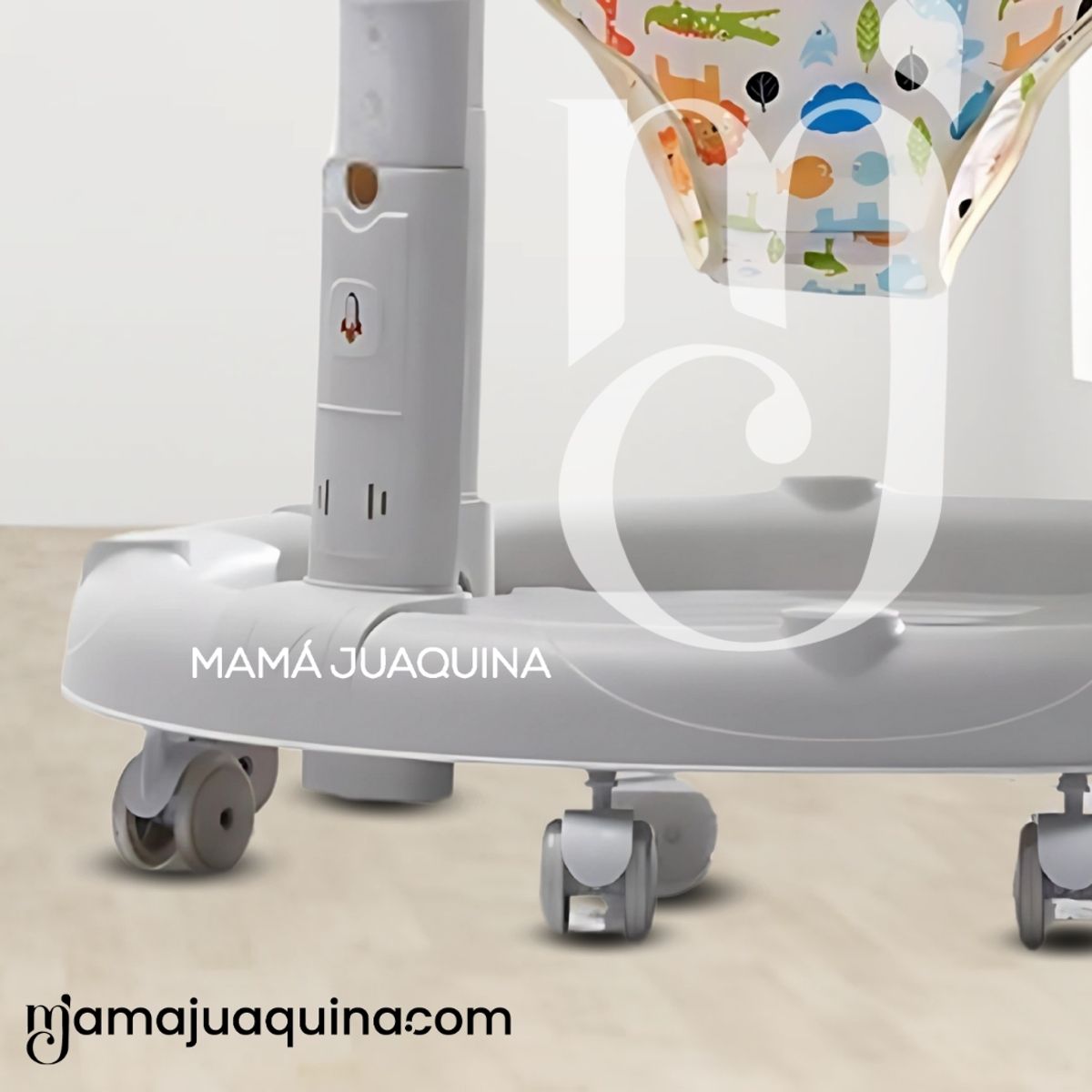 BABY - Andador Regulable con Bandeja Didáctico «SPACE» Gray