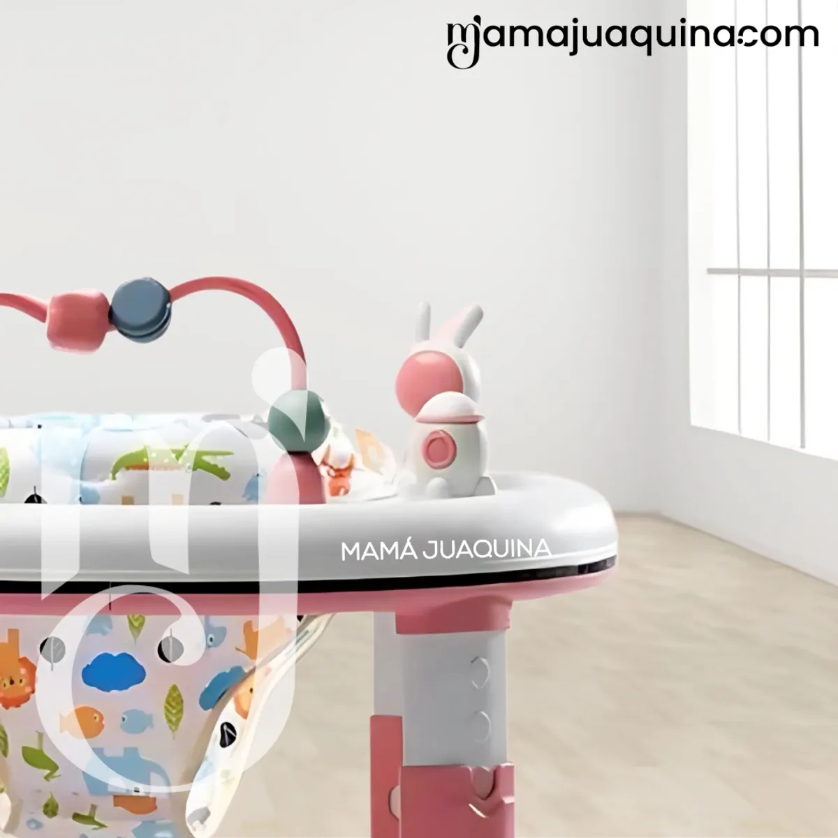 BABY - Andador Regulable con Bandeja Didáctico «SPACE» Pink