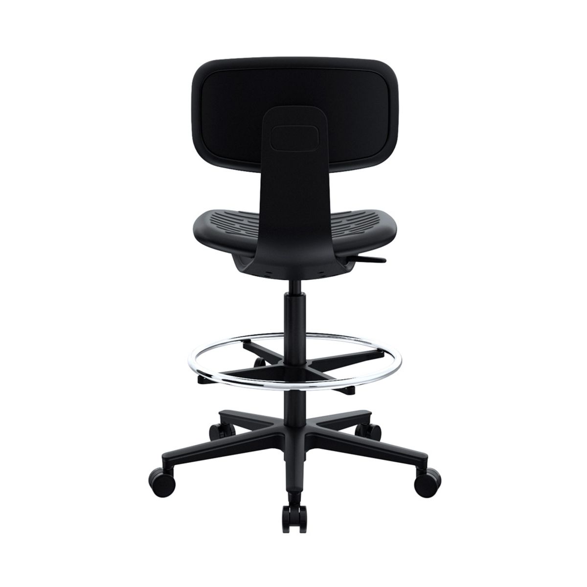 OFIDEAS - Silla Cajero Multifuncional Kan Negro Sb Cromado Ofideas