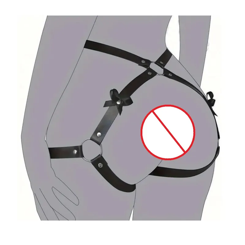 GENERICO - ARNES DE PIERNAS CUERO BONDAGE SADO PORTALIGAS