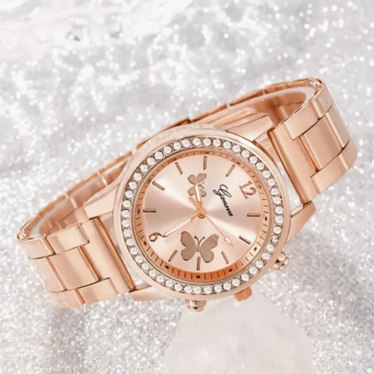 GENERICO - Reloj Elegancia Butterfly  Brilla con tu Propio Encanto