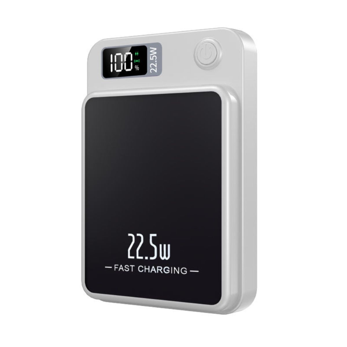 GENERICO - Power Bank Inalámbrico Magnético 10000mah Carga Rapida Color Blanco