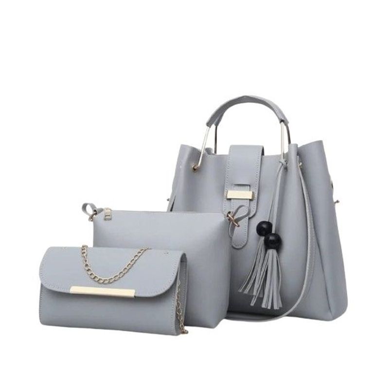 GENERICO - Cartera Bolso Billetera 3 en 1  Alta Calidad Grande