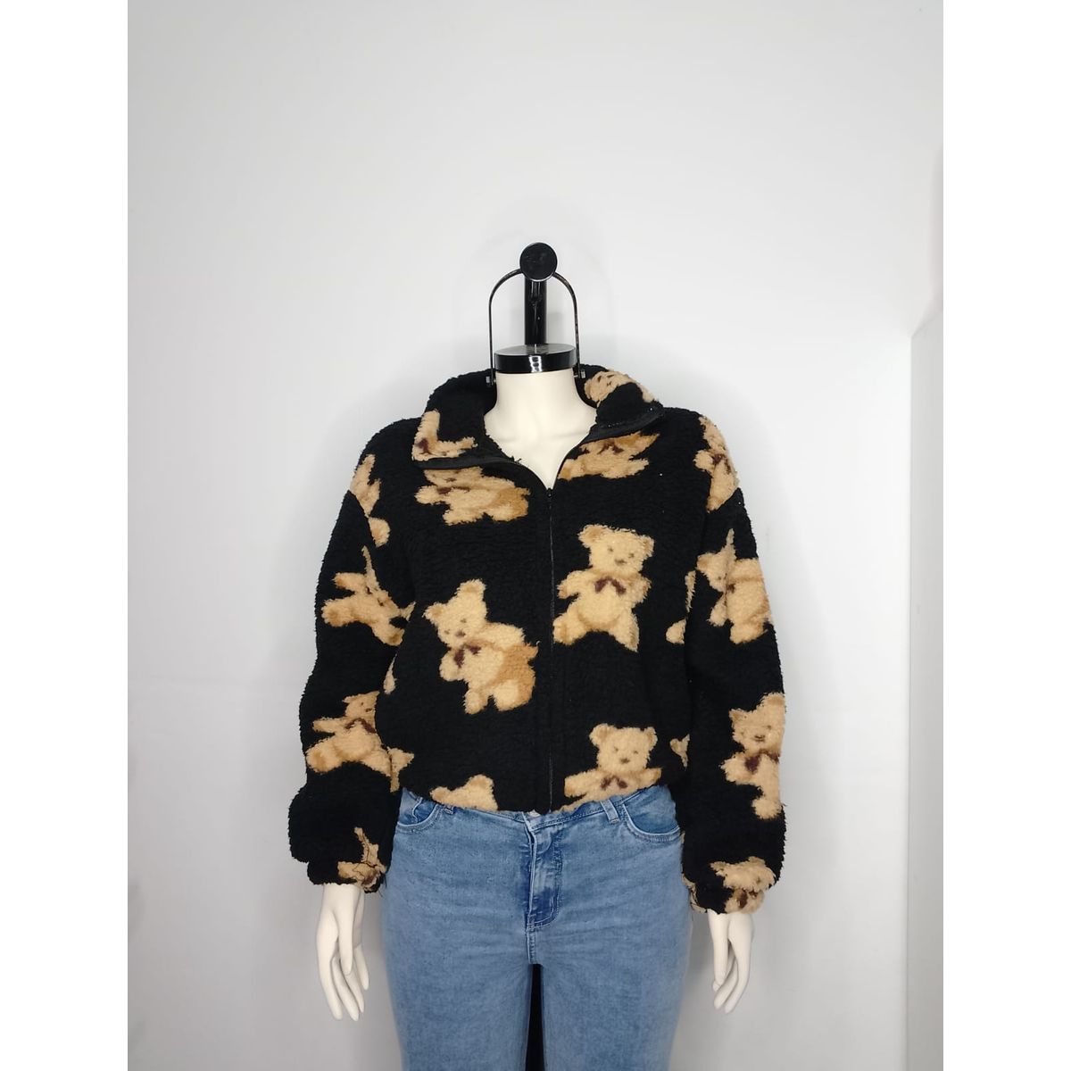 GENERICO - CASACA PELUCHE TEDDY PARA MUJER