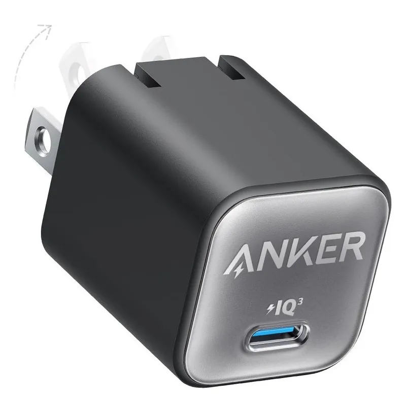 ANKER - Cargador Anker Nano Charger 30W USB-C Carga Rápida Black - A2147J11