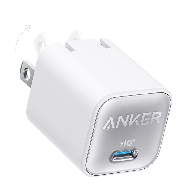 ANKER - Cargador Anker Nano Charger 30W USB-C Carga Rápida White - A2147J21