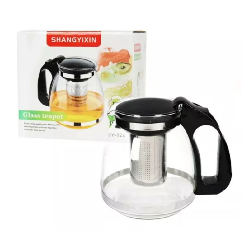 GENERICO - Tetera de Vidrio con Filtro 1500 ML