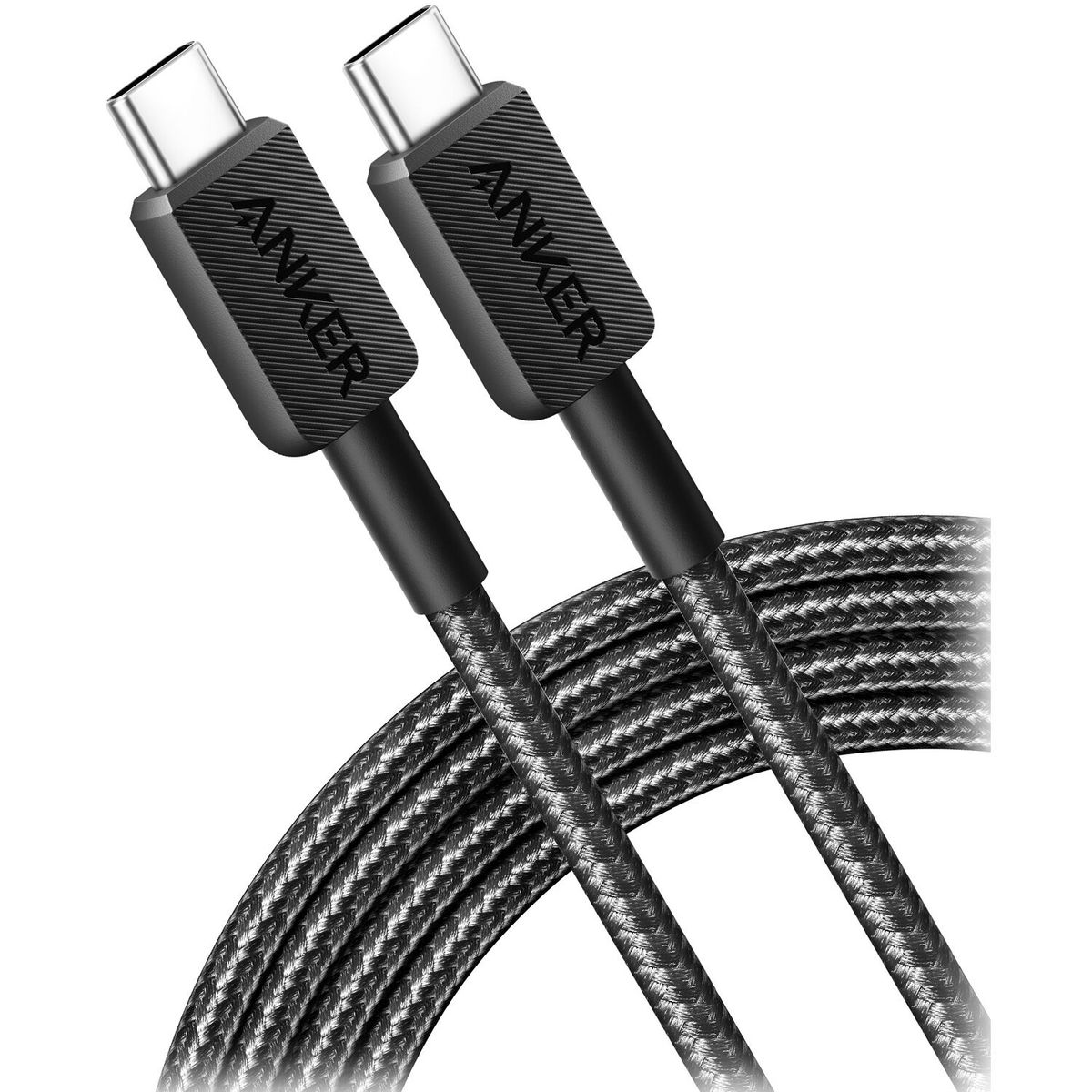 ANKER - Cable Anker USB-C a USB-C 60W 180cm Carga Rápida Trenzado - A81F6H11