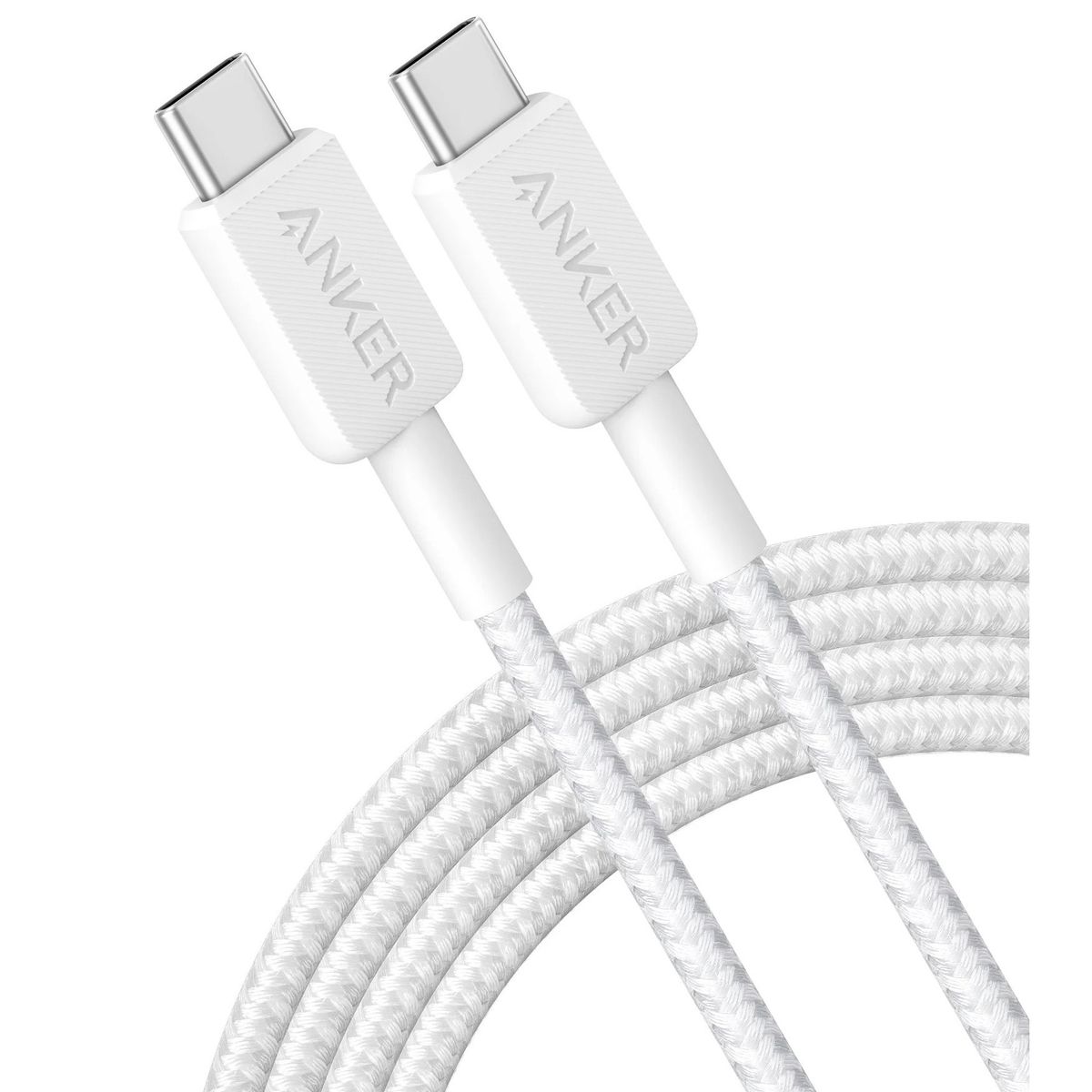 ANKER - Cable Anker USB-C a USB-C 60W 180cm Carga Rápida Trenzado - A81F6H21