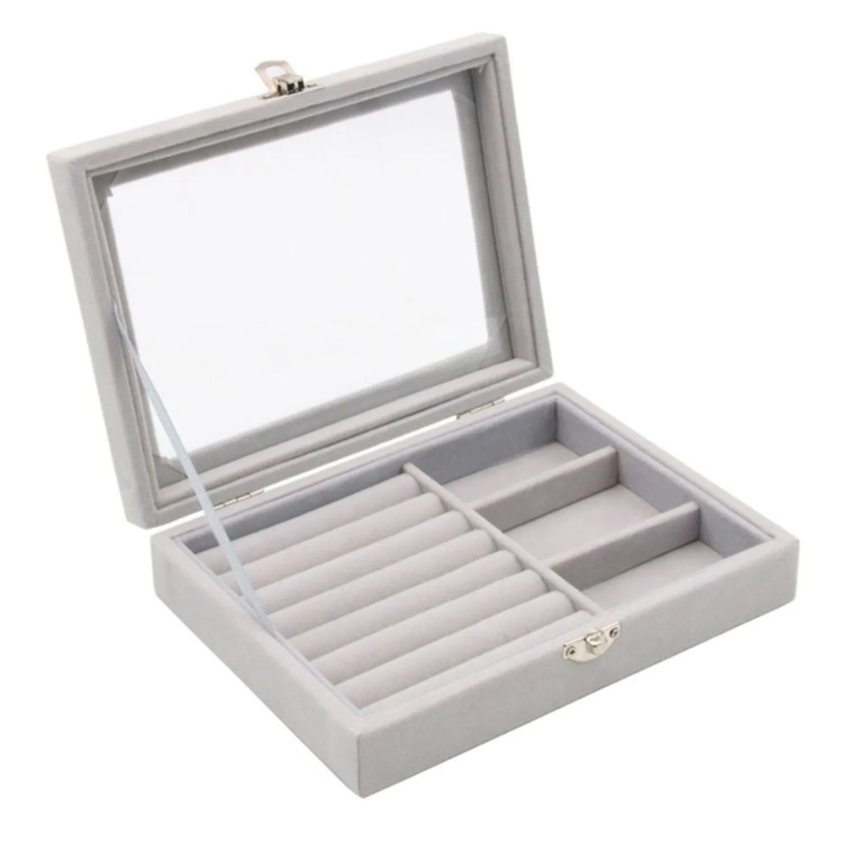 GENERICO - Joyero Caja Organizadora Portátil Terciopelo