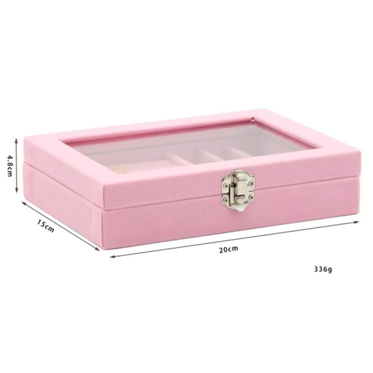 GENERICO - Joyero Organizador de Joyas Cofre para Anillos Aretes Pulseras