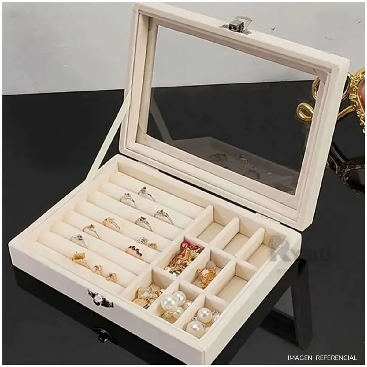 GENERICO - Joyero Organizador Elegante para Joyas y Accesorios