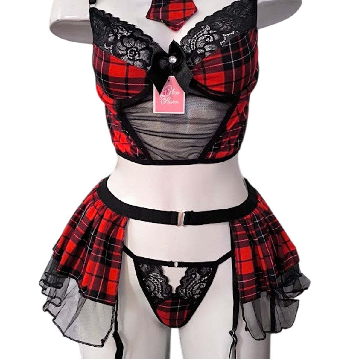 GENERICO - LENCERIA DISFRAZ COLEGIALA SEXY