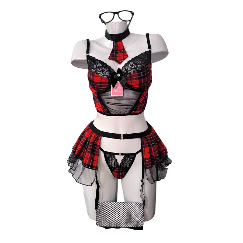 GENERICO - LENCERIA DISFRAZ COLEGIALA SEXY