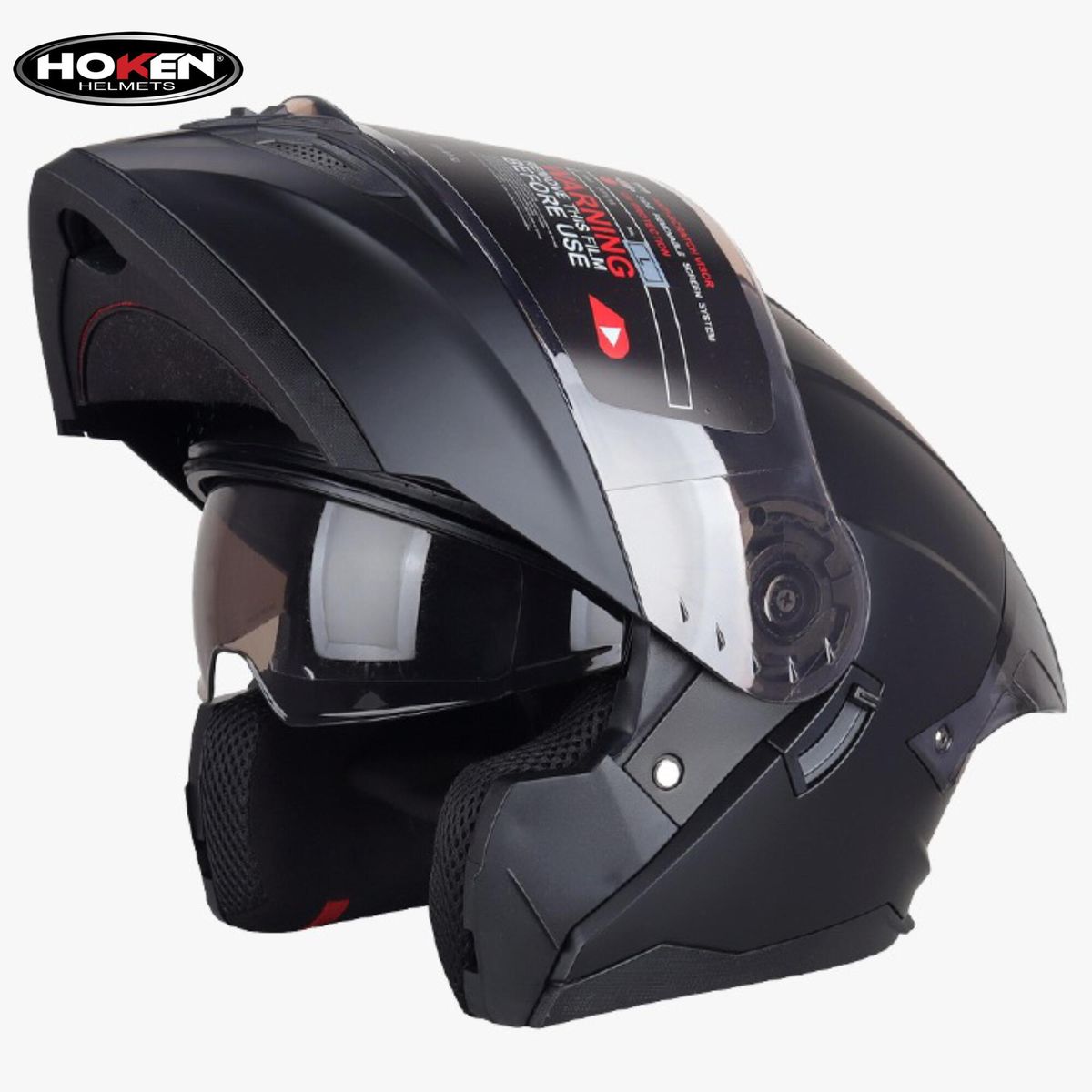 GENERICO - CASCO HOKEN HK3 FF-916 VISOR TRANSPARENTE Y CERTIFICADO