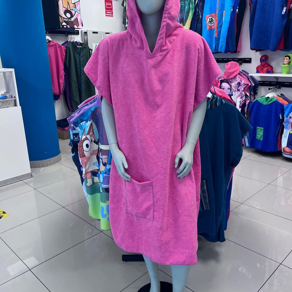 GENERICO - CAMBIADOR TOALLA FUCSIA CORDANO TALLA S Niños 9 a 11 años.