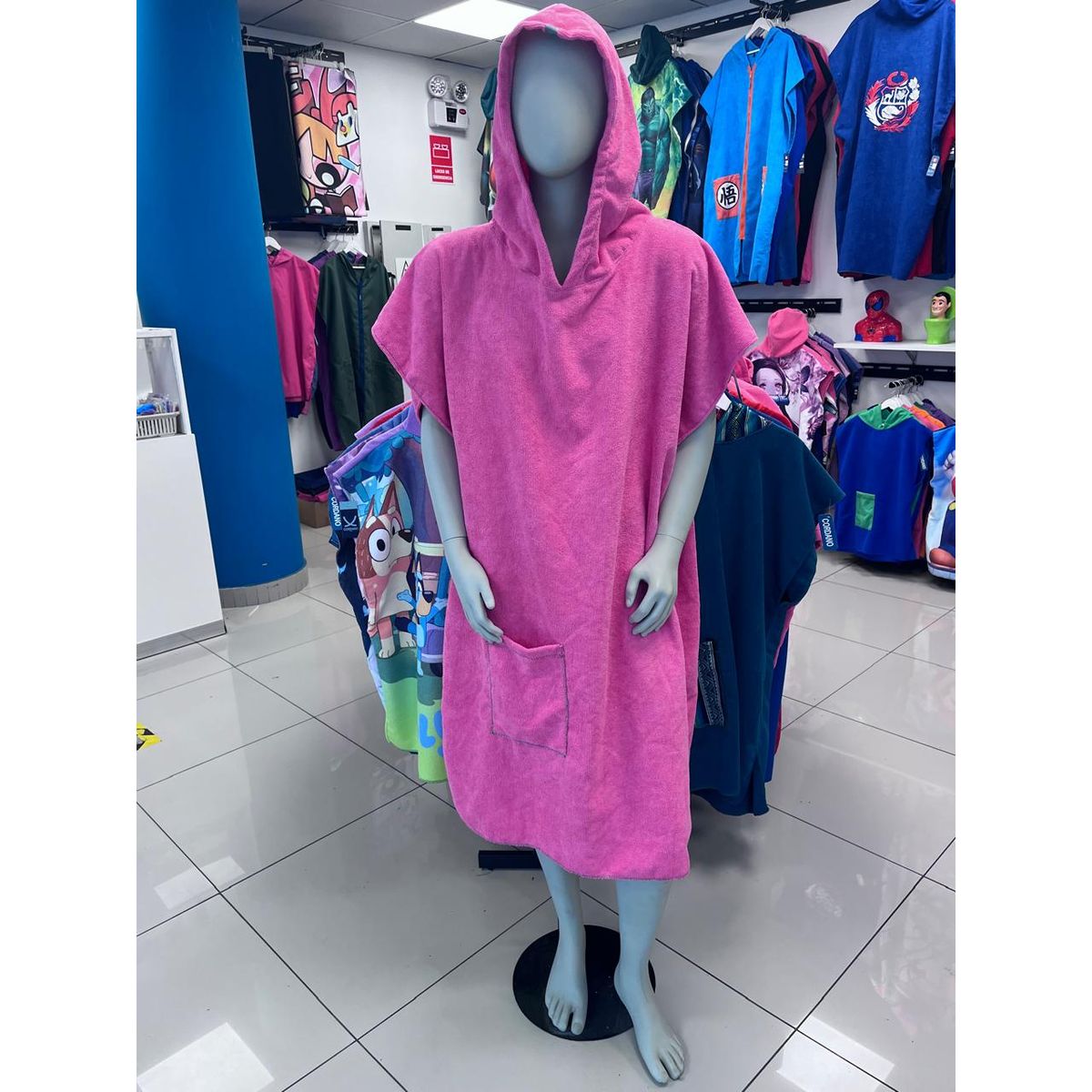 GENERICO - CAMBIADOR TOALLA FUCSIA CORDANO TALLA S Niños 9 a 11 años.